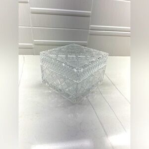 ASPREY CRYSTAL TRINKET BOX